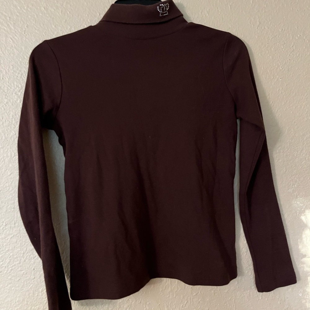 Brown turtleneck